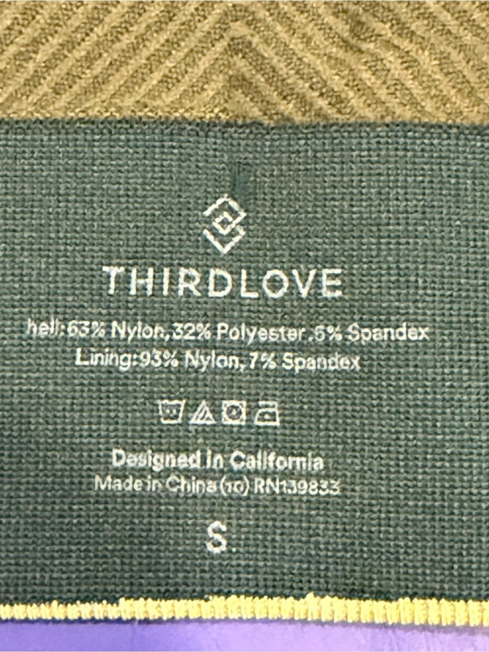 NWT Thirdlove small Racerback seamless Sports bra Bralette removable pads soft